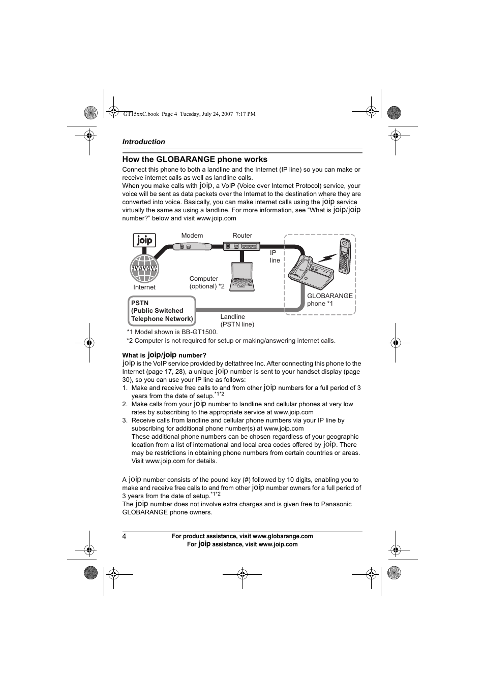 Panasonic BB-GT1500C User Manual | Page 4 / 108