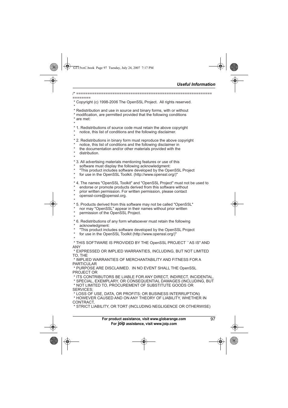 Panasonic BB-GT1500C User Manual | Page 97 / 108