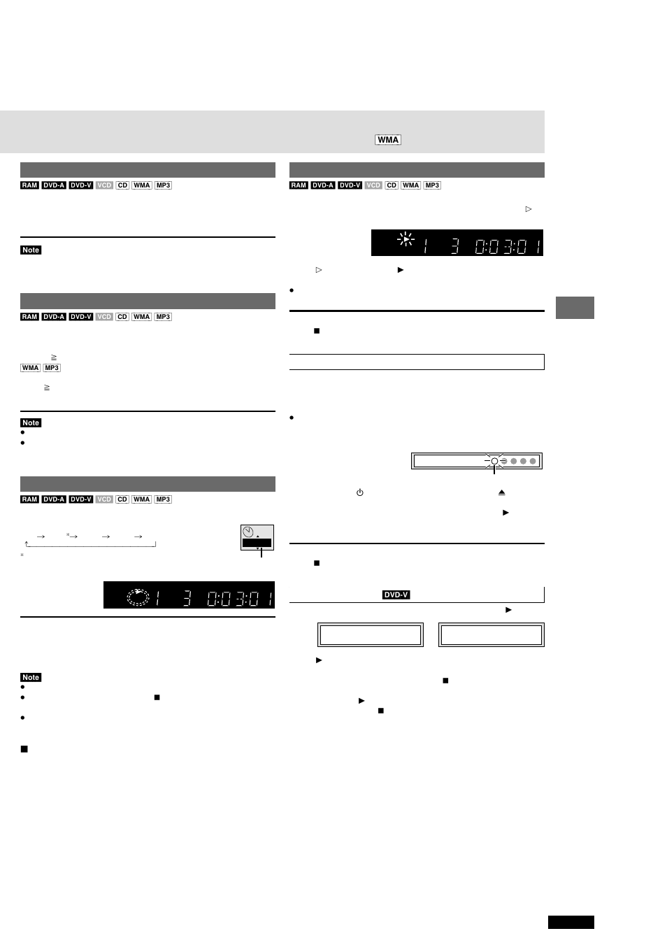 Replaying a scene —quick replay, Starting play from a selected item, Setting the unit to turn off —sleep timer | Resume function | Panasonic DVD-RP82 User Manual | Page 11 / 28