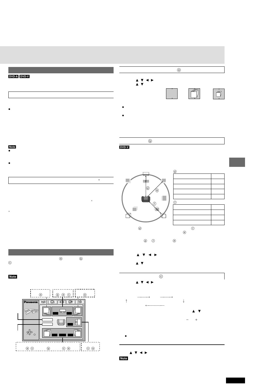 Digital output, Speaker setting | Panasonic DVD-RP82 User Manual | Page 23 / 28