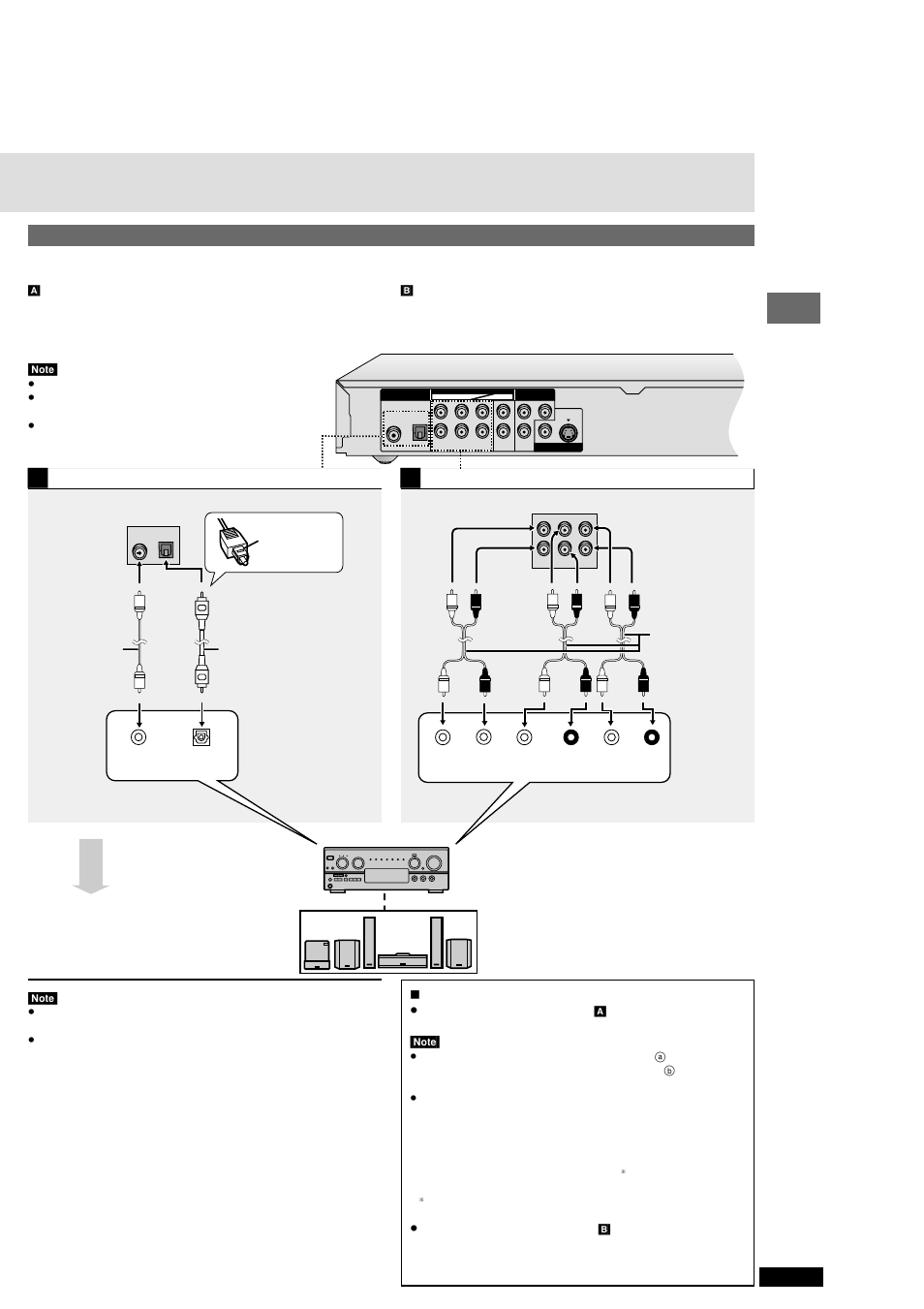 Home theater —enjoying more powerful sound, Getting started, Home theater—enjoying more powerful sound | Panasonic DVD-RP82 User Manual | Page 7 / 28