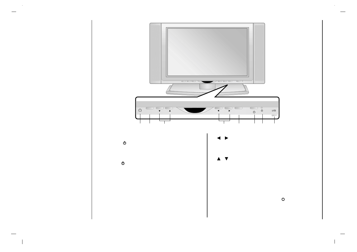 Emplacement et fonctions des commandes, Face avant | Rolsen RL-15X11 User Manual | Page 42 / 240