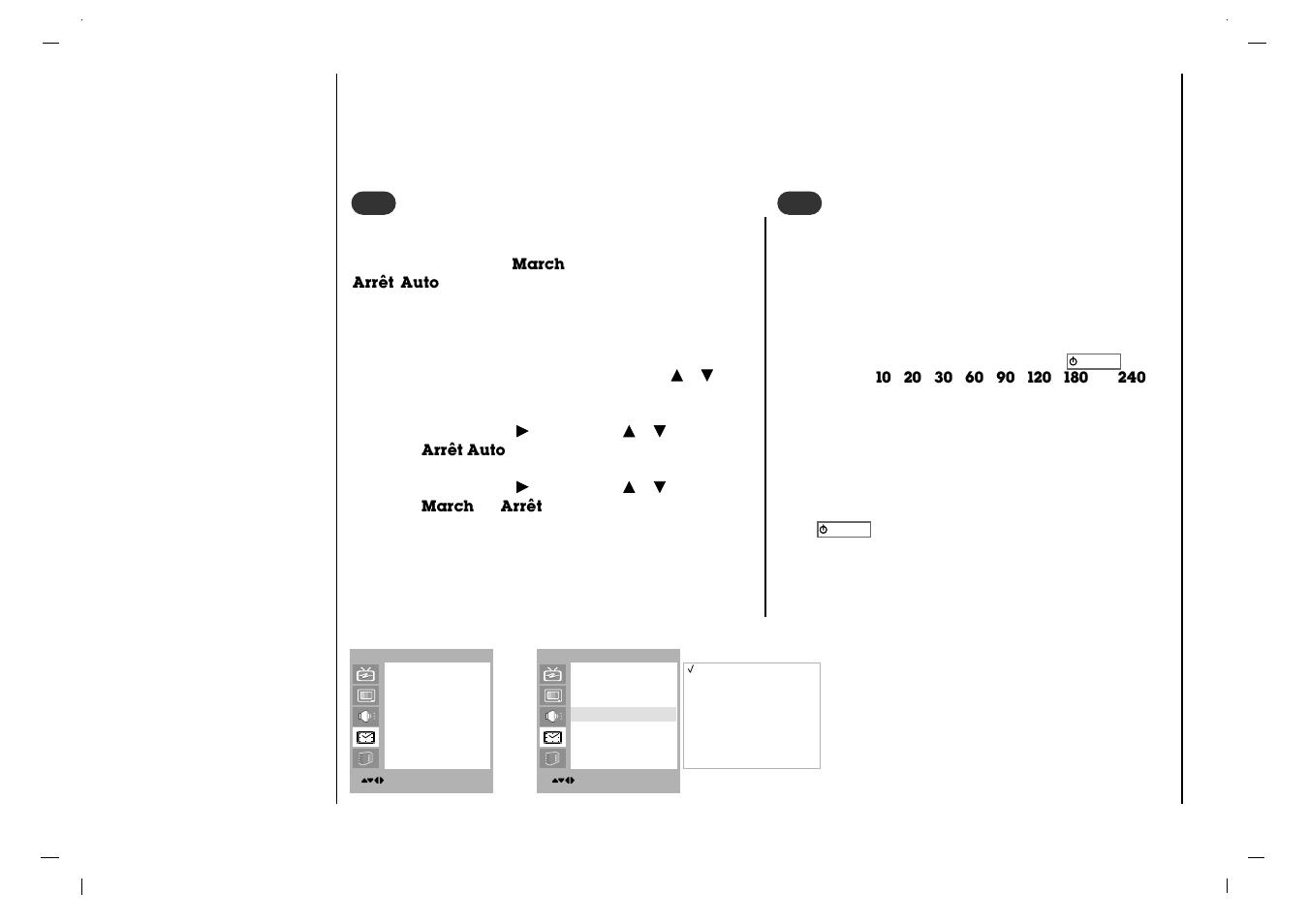 Menu heure (minuterie) | Rolsen RL-15X11 User Manual | Page 62 / 240