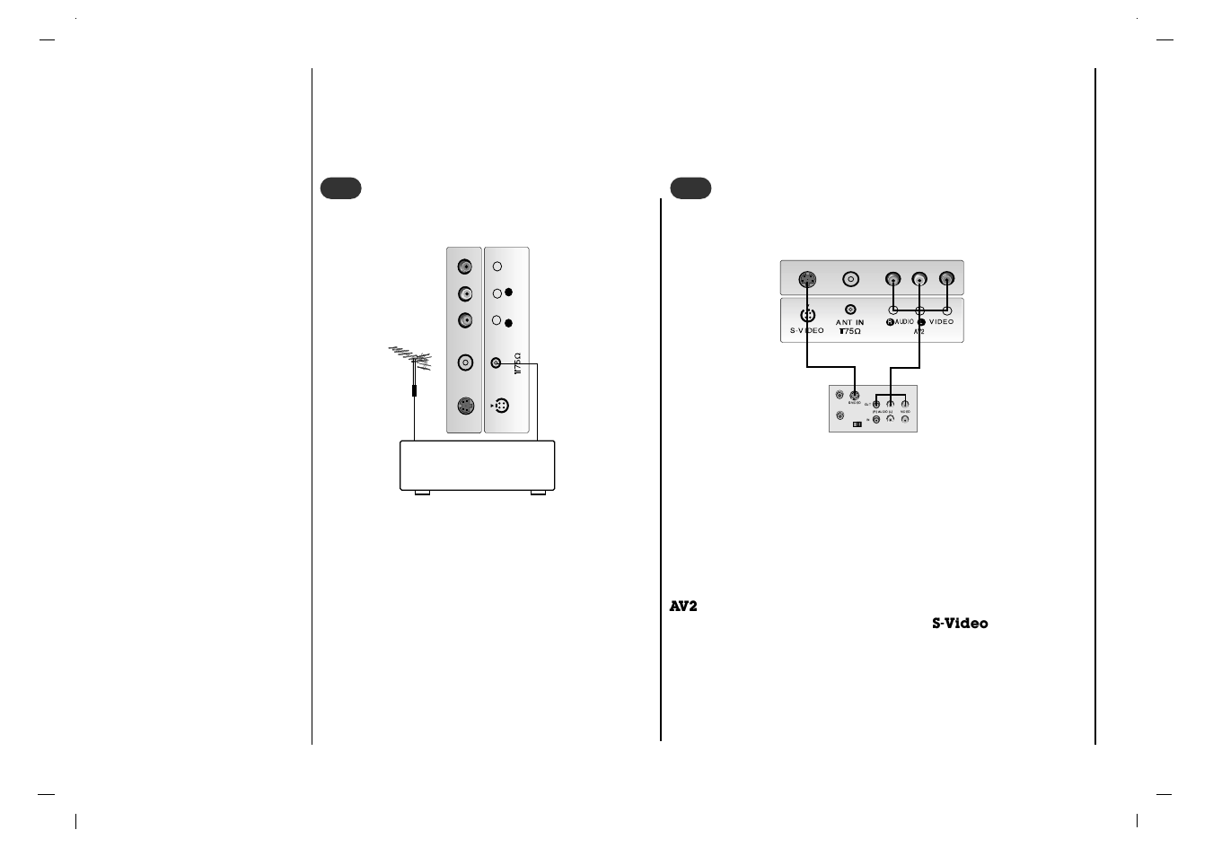 Connection to, External equipment, Connect to aerial socket | Watching vcr | Rolsen RL-15X11 User Manual | Page 8 / 240