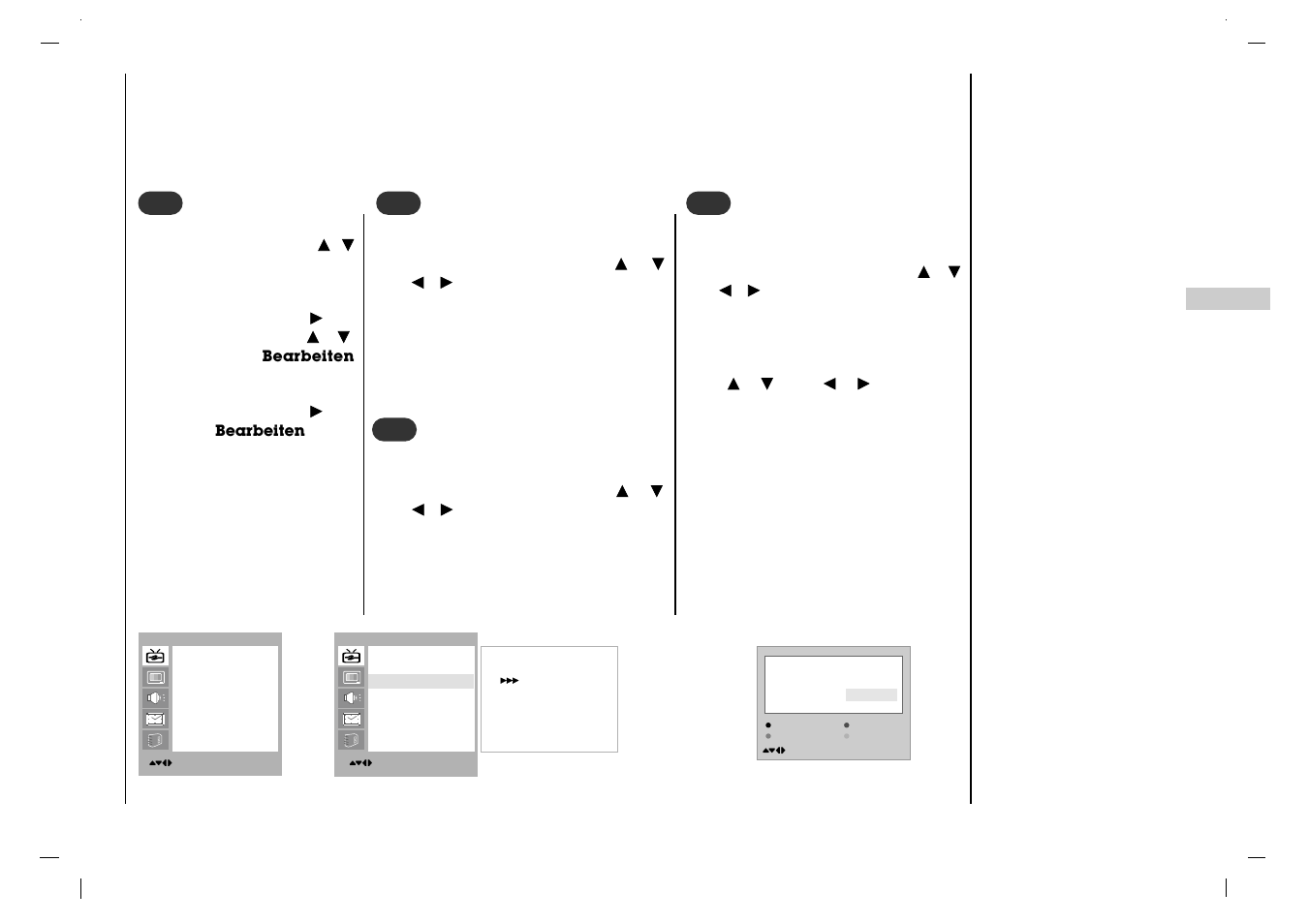 Programmieren der fernsehsender, Senderliste ordnen | Rolsen RL-15X11 User Manual | Page 89 / 240