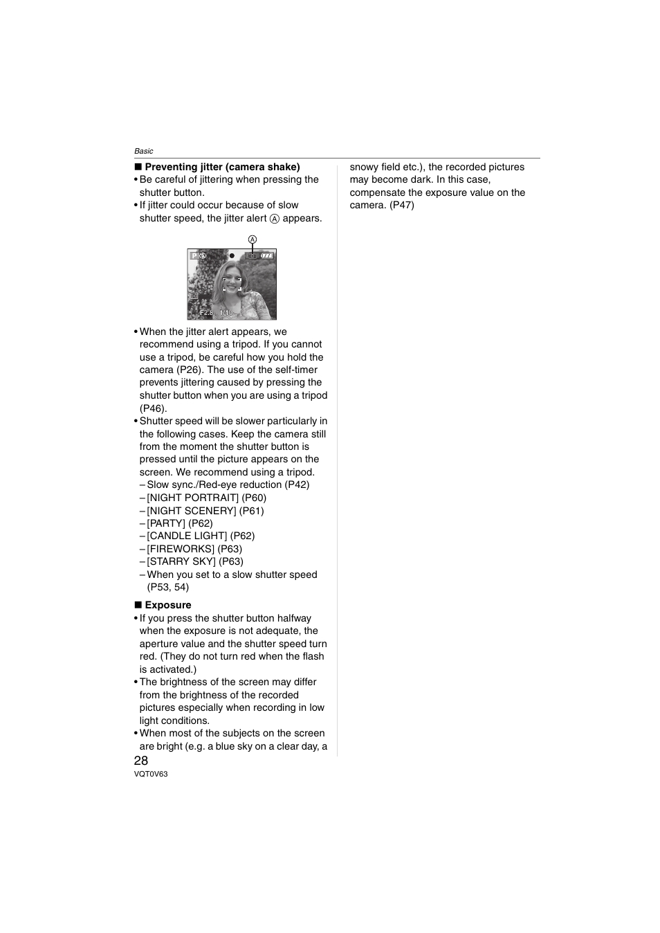 Panasonic DMC-FZ7 User Manual | Page 28 / 132