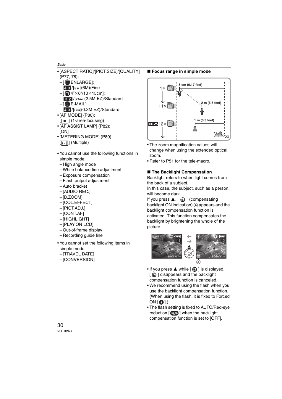 Panasonic DMC-FZ7 User Manual | Page 30 / 132