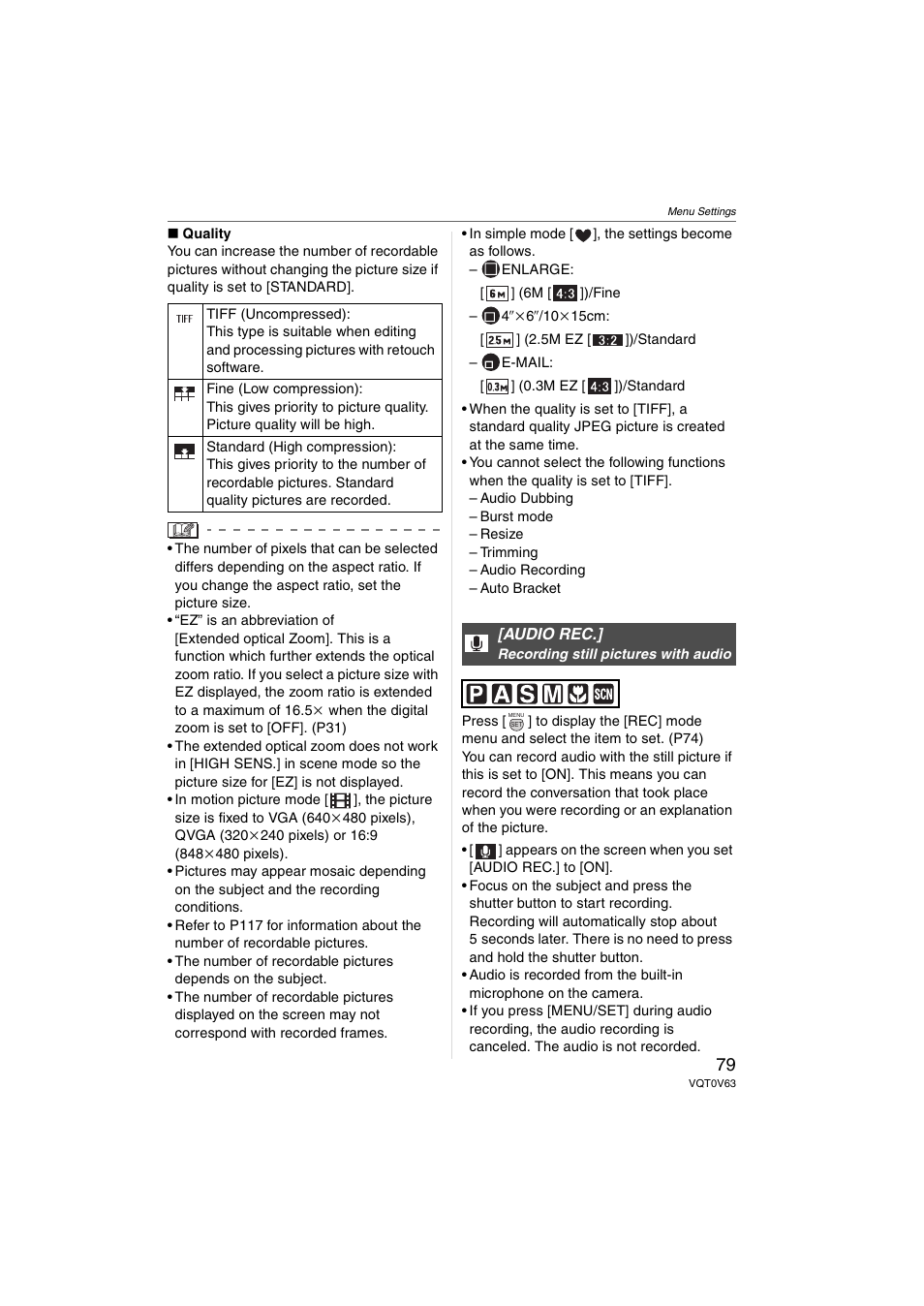 Panasonic DMC-FZ7 User Manual | Page 79 / 132