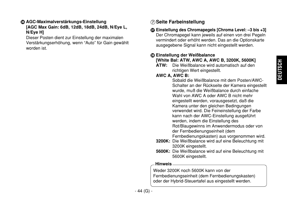 Panasonic AW-E860L User Manual | Page 103 / 292