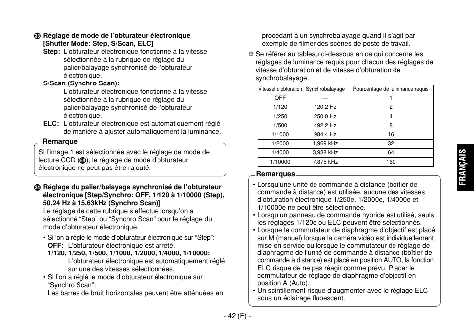 Français | Panasonic AW-E860L User Manual | Page 159 / 292