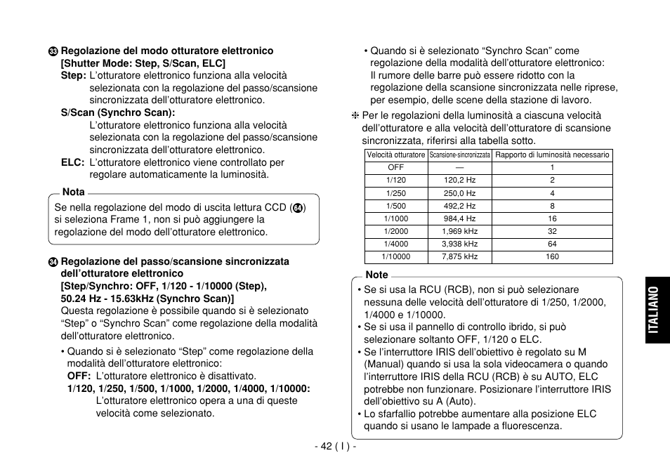 Italiano | Panasonic AW-E860L User Manual | Page 217 / 292