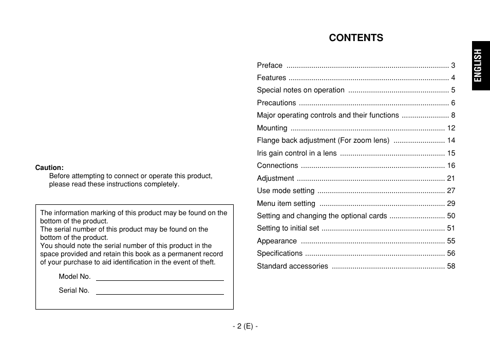 Panasonic AW-E860L User Manual | Page 3 / 292