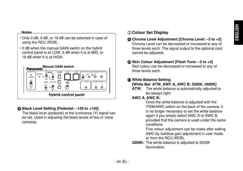Panasonic AW-E860L User Manual | Page 35 / 292