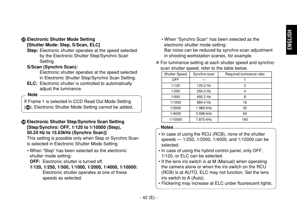 English | Panasonic AW-E860L User Manual | Page 43 / 292