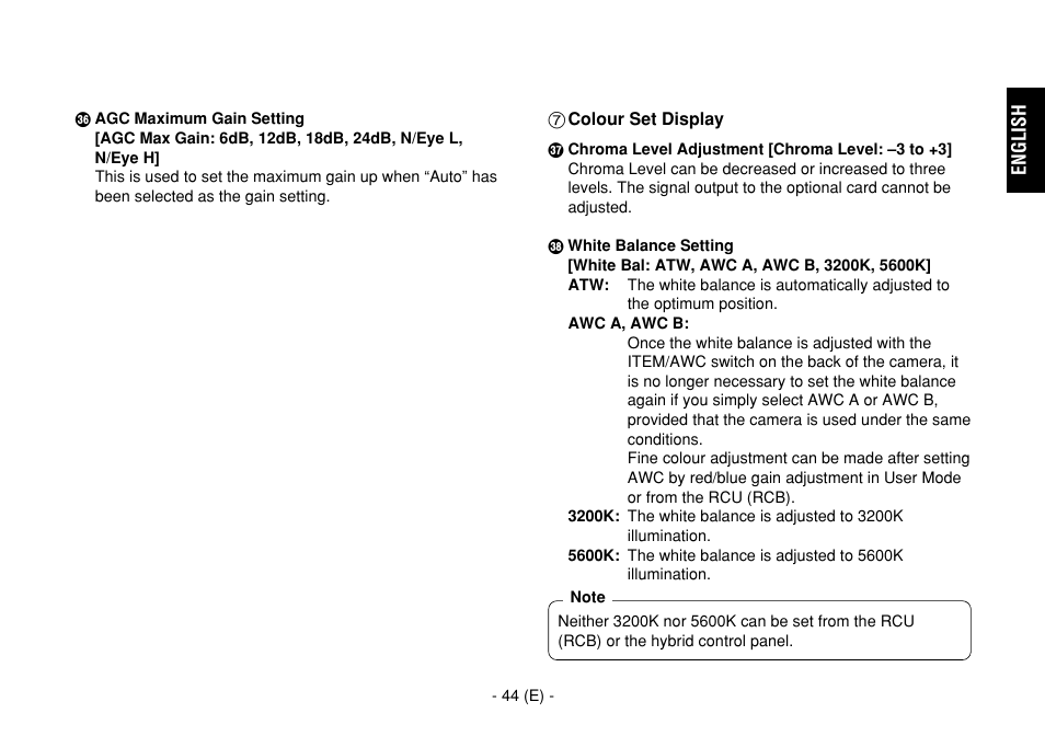 Panasonic AW-E860L User Manual | Page 45 / 292