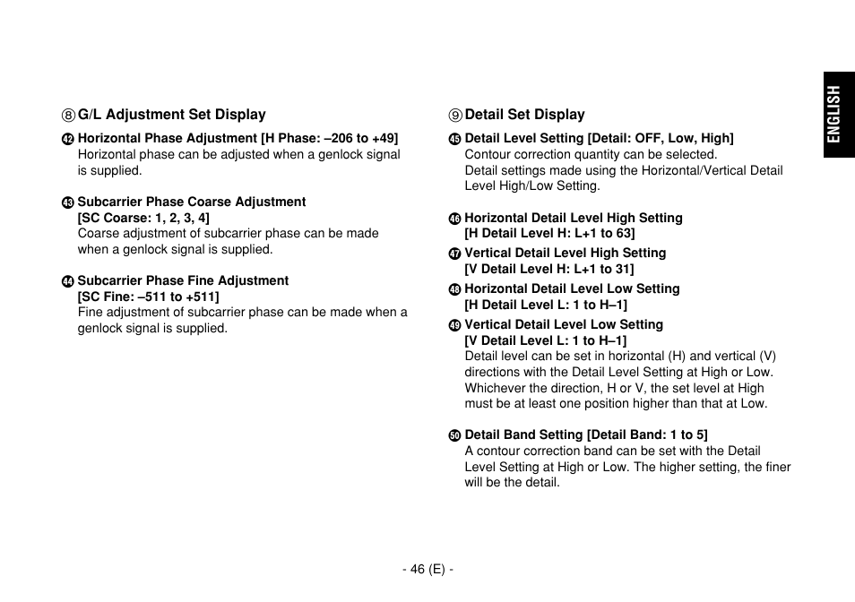 Panasonic AW-E860L User Manual | Page 47 / 292