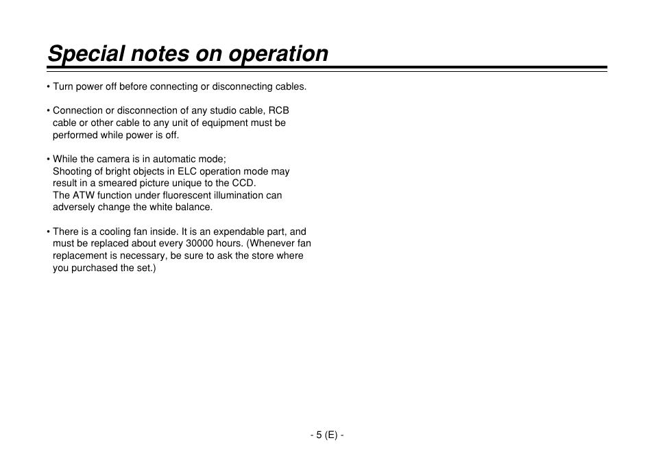 Panasonic AW-E860L User Manual | Page 6 / 292