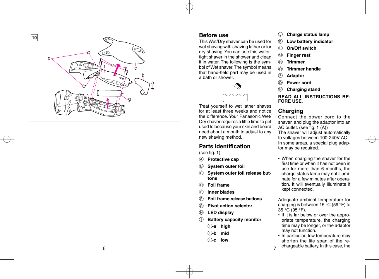 Panasonic ES8042 User Manual | Page 4 / 14