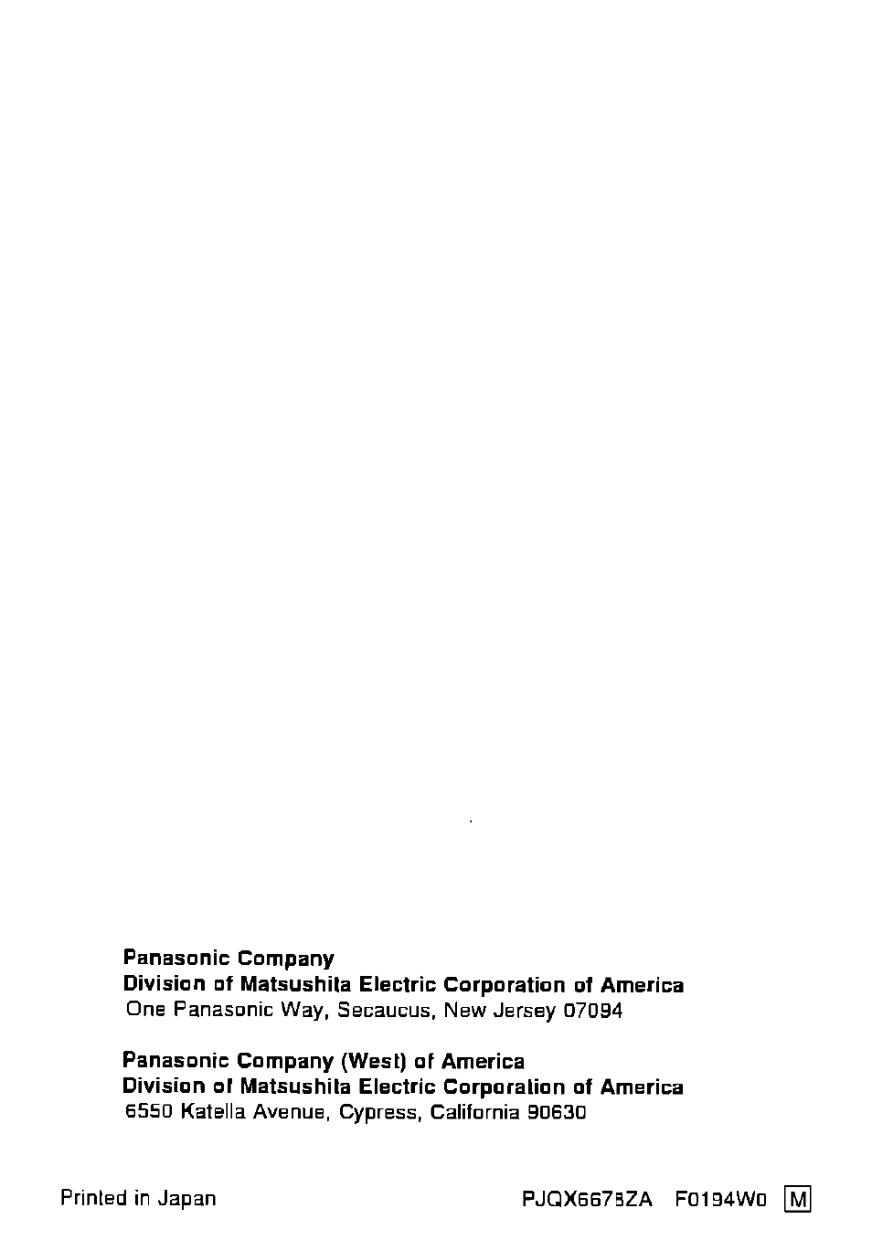 Panasonic KX-RC22 User Manual | Page 48 / 48