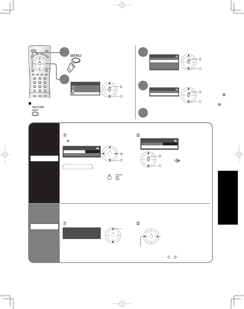 Edición y configuración de canales, Funciones avanzadas | Panasonic TC-32LX70L User Manual | Page 47 / 64