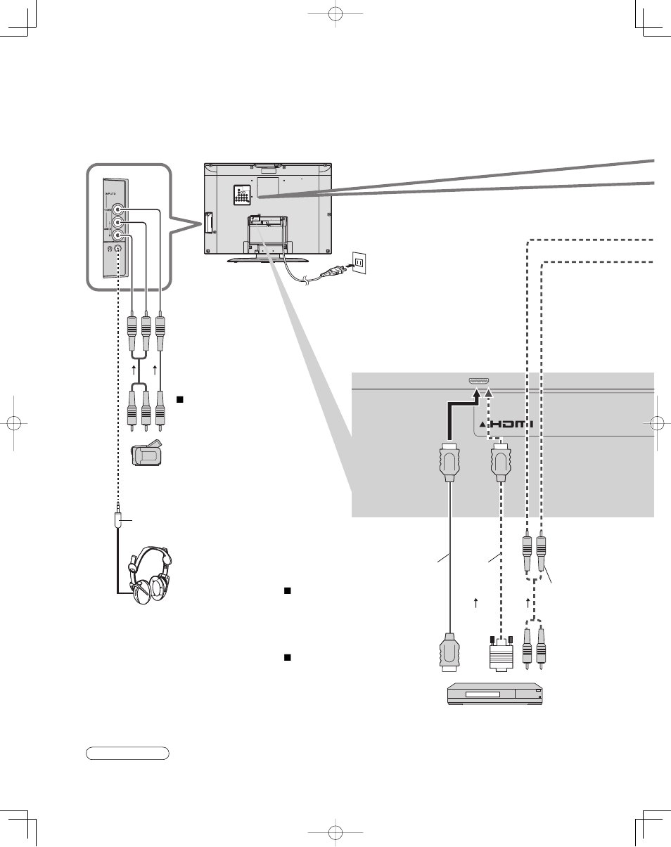 Conexiones av recomendadas | Panasonic TC-32LX70L User Manual | Page 52 / 64