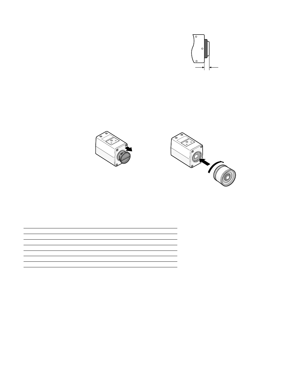 How to mount lens | Panasonic GP-US932CUS User Manual | Page 14 / 32