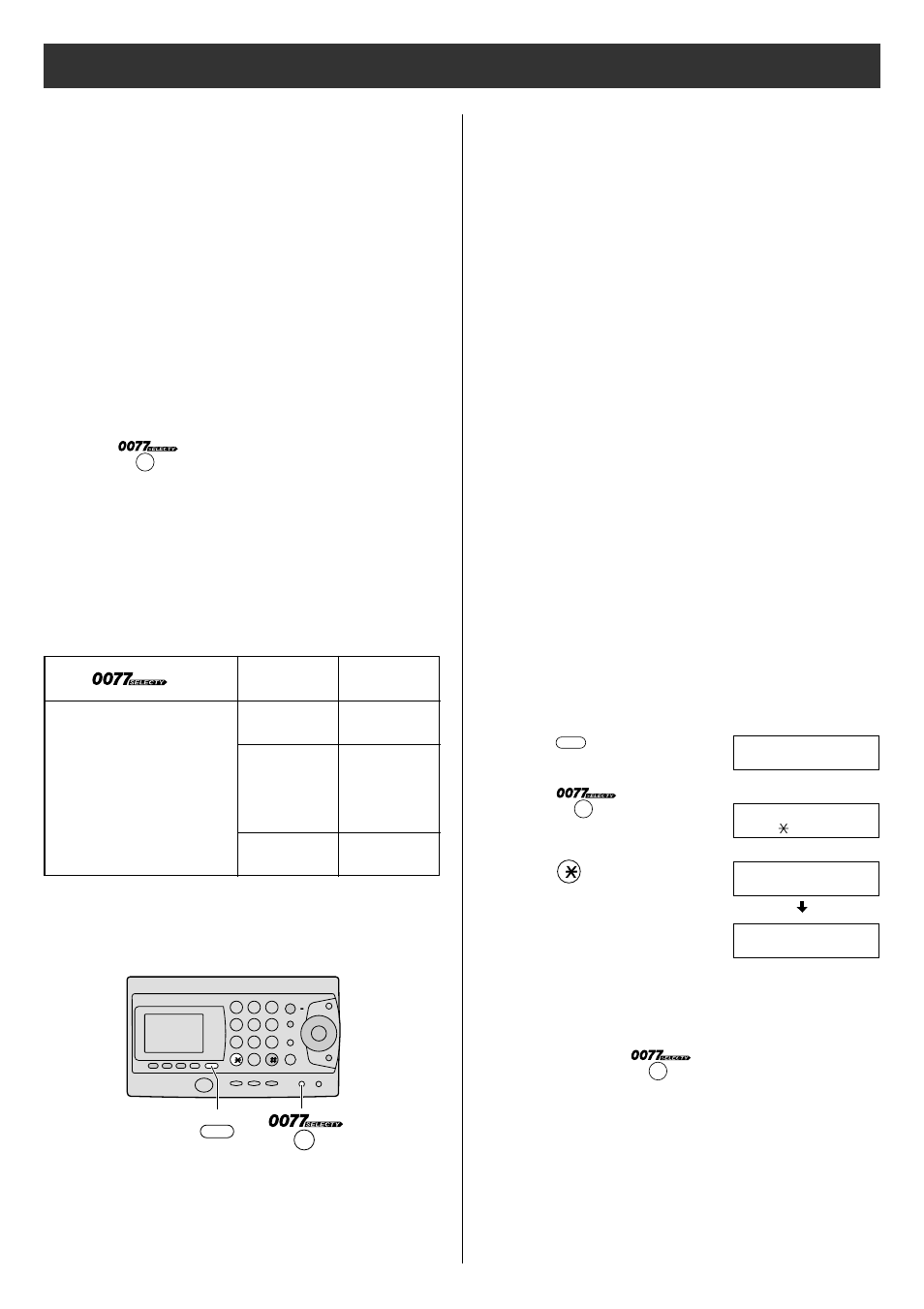 Individual e-mail services, Using the e-mail services, Setting up 77 selecty services | Kme information services | Panasonic KX-PW37CL User Manual | Page 22 / 28