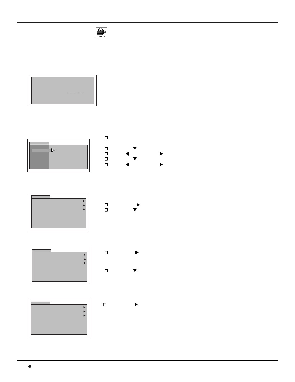 V-chip menu operation, V-chip m, Peration | Panasonic CT-36SX12U User Manual | Page 26 / 72