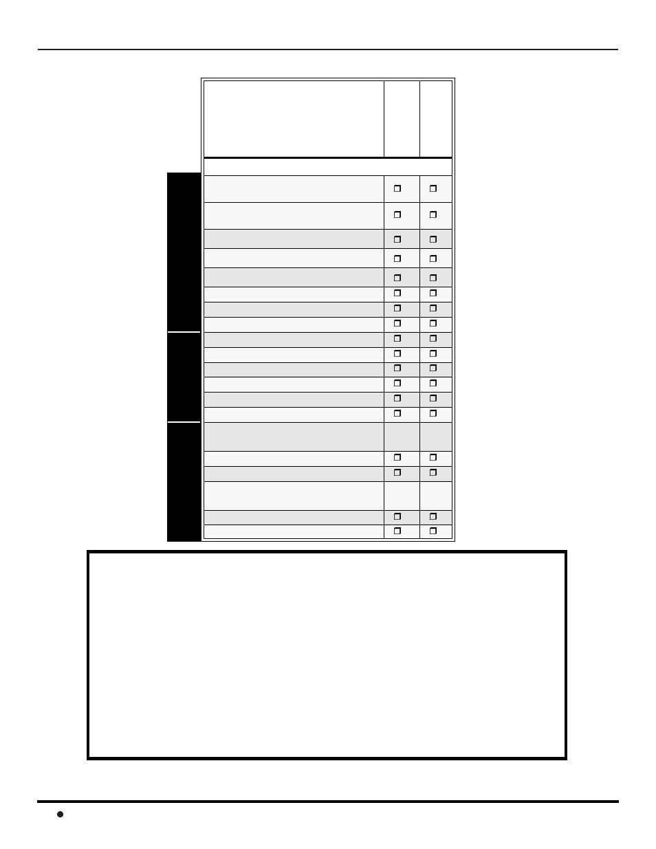 Tabla de caracteristicas | Panasonic CT-36SX12U User Manual | Page 42 / 72