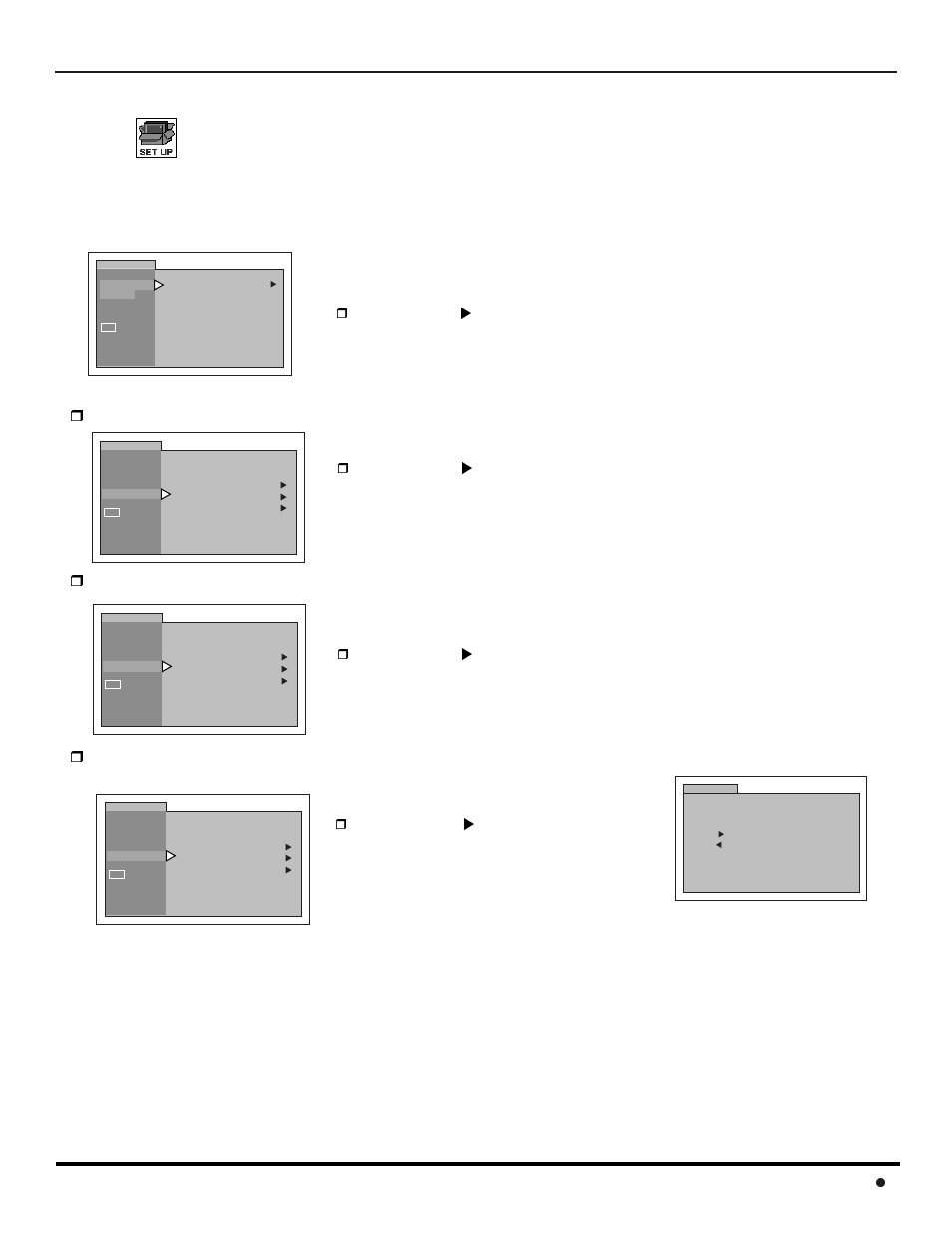 Operacion del menu de iconos, Ajuste, Operación del menú de íconos ajuste | Peración, Conos 17, Idiomas del menú, Presione vol para seleccionar television ó cable | Panasonic CT-36SX12U User Manual | Page 55 / 72