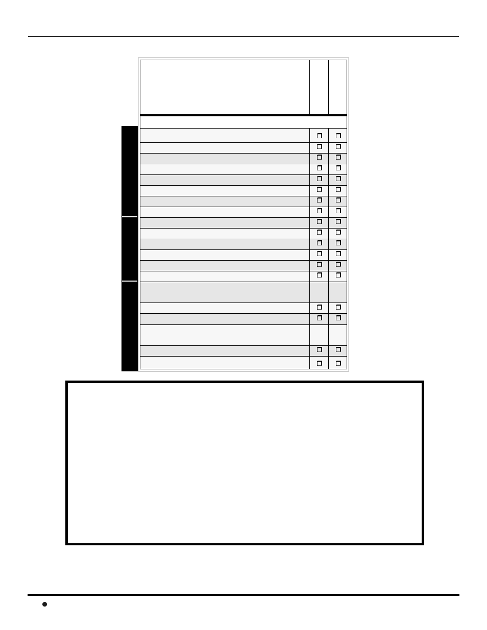 Feature chart | Panasonic CT-36SX12U User Manual | Page 6 / 72