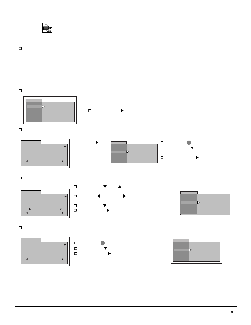 Bloqueo, Peración, Conos 23 | Panasonic CT-36SX12U User Manual | Page 61 / 72