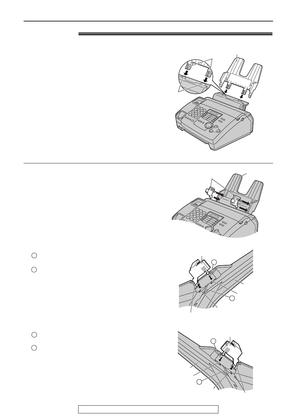 Setup, Paper tray | Panasonic KX-FHD301 User Manual | Page 12 / 76