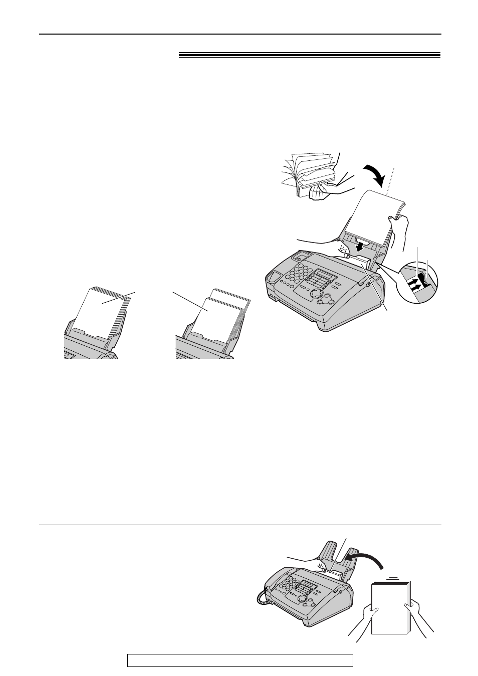 Setup, Recording paper | Panasonic KX-FHD301 User Manual | Page 13 / 76