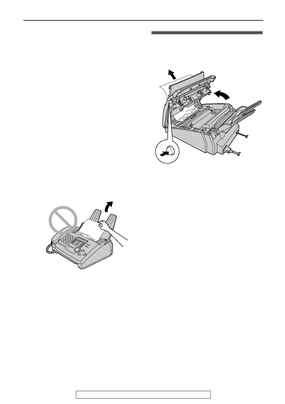 Jams, Document jams – sending | Panasonic KX-FHD301 User Manual | Page 67 / 76