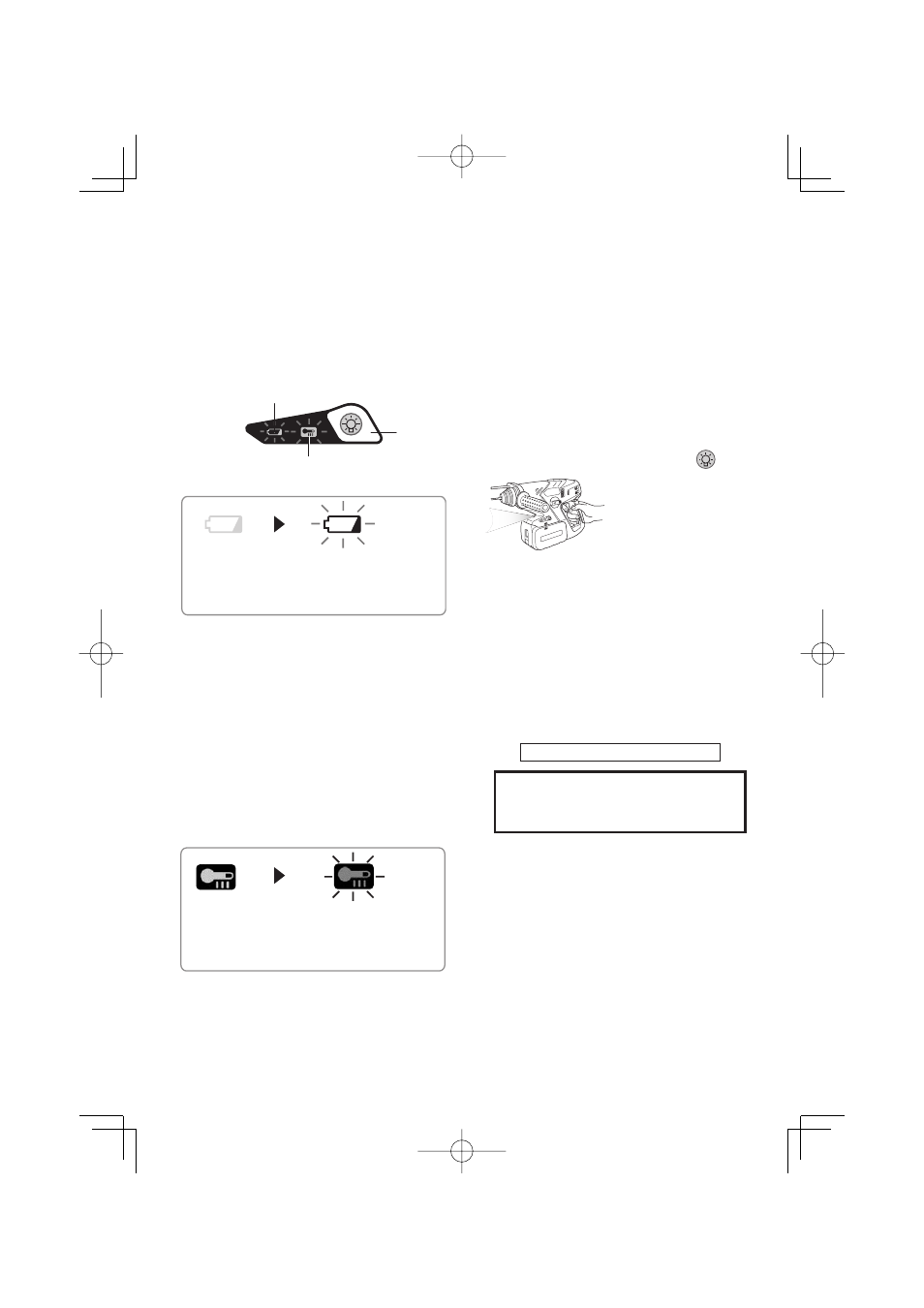 Control panel, Battery pack for appropriate use of bat tery pack | Panasonic EY7880 User Manual | Page 9 / 44