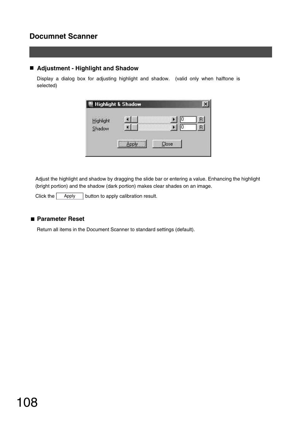 Documnet scanner | Panasonic 150P User Manual | Page 108 / 153