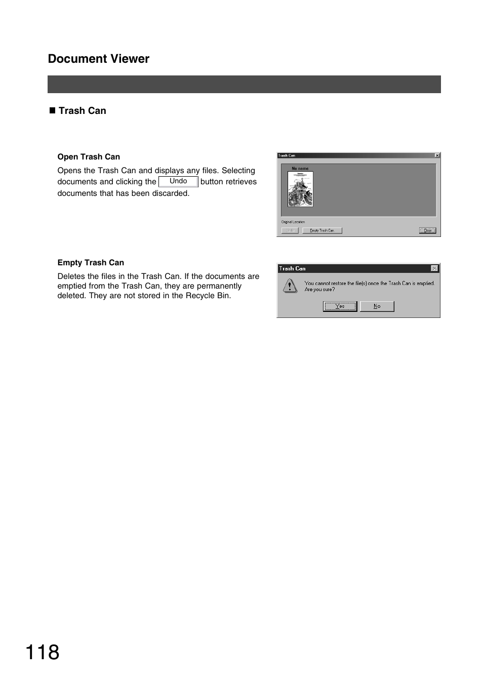 Document viewer | Panasonic 150P User Manual | Page 118 / 153
