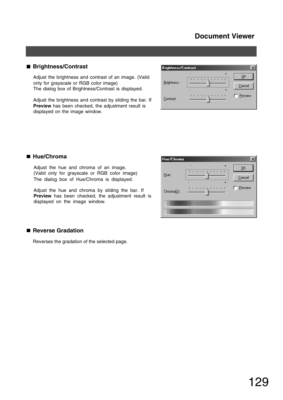 Document viewer | Panasonic 150P User Manual | Page 129 / 153