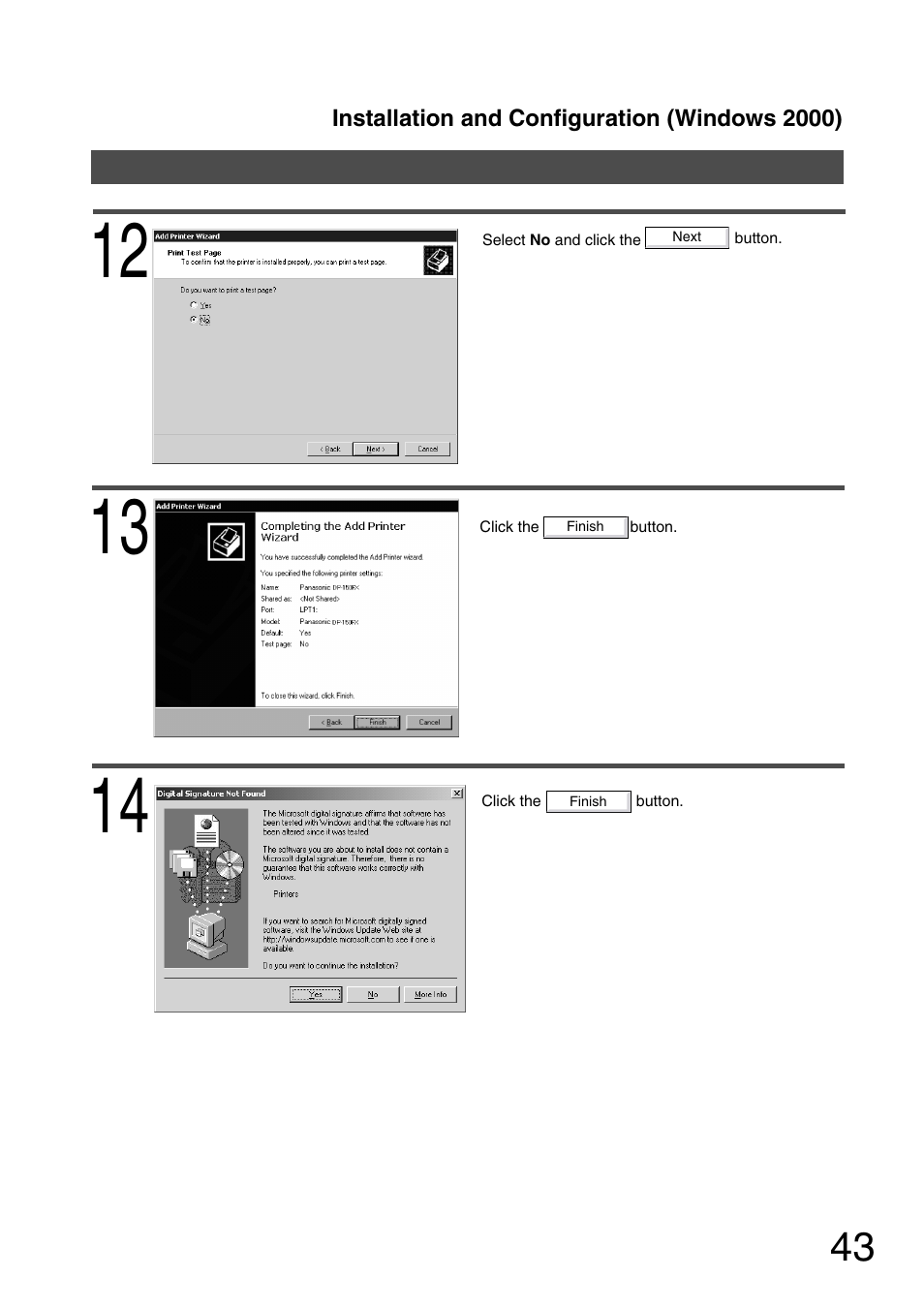 Panasonic 150P User Manual | Page 43 / 153