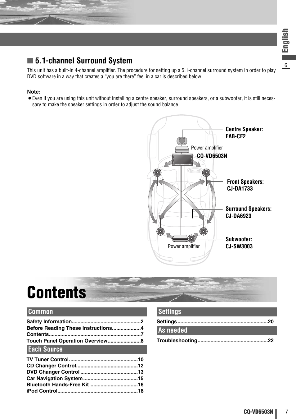 Panasonic CQ-VD6503N User Manual | Page 83 / 100