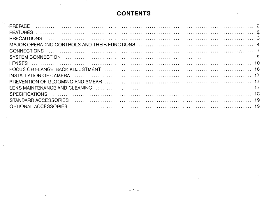 Panasonic CCTV CAMERA WV-BP102 User Manual | Page 3 / 22