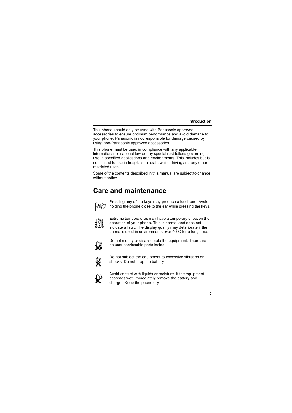 Care and maintenance | Panasonic EB-MX7  EN User Manual | Page 8 / 168