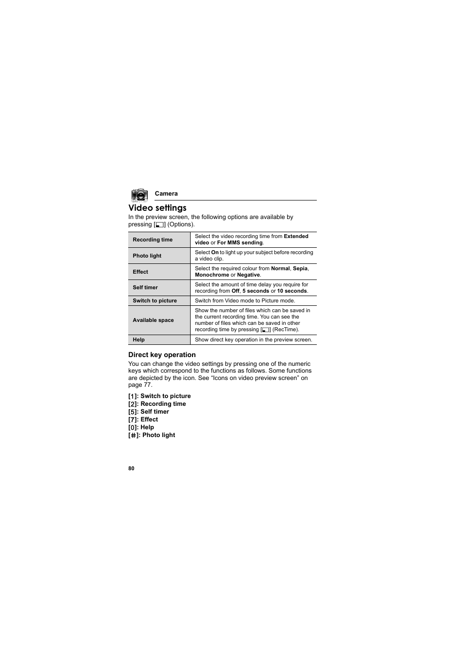 Video settings | Panasonic EB-MX7  EN User Manual | Page 83 / 168