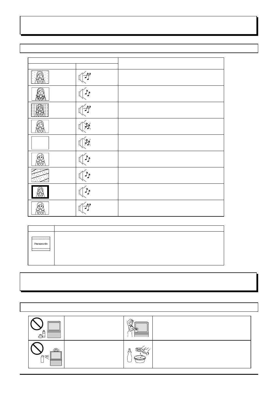 Troubleshooting, Cleaning | Panasonic TX-43P800H User Manual | Page 34 / 36