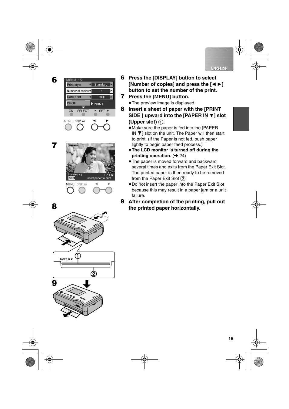 Panasonic SV-P20U User Manual | Page 15 / 62