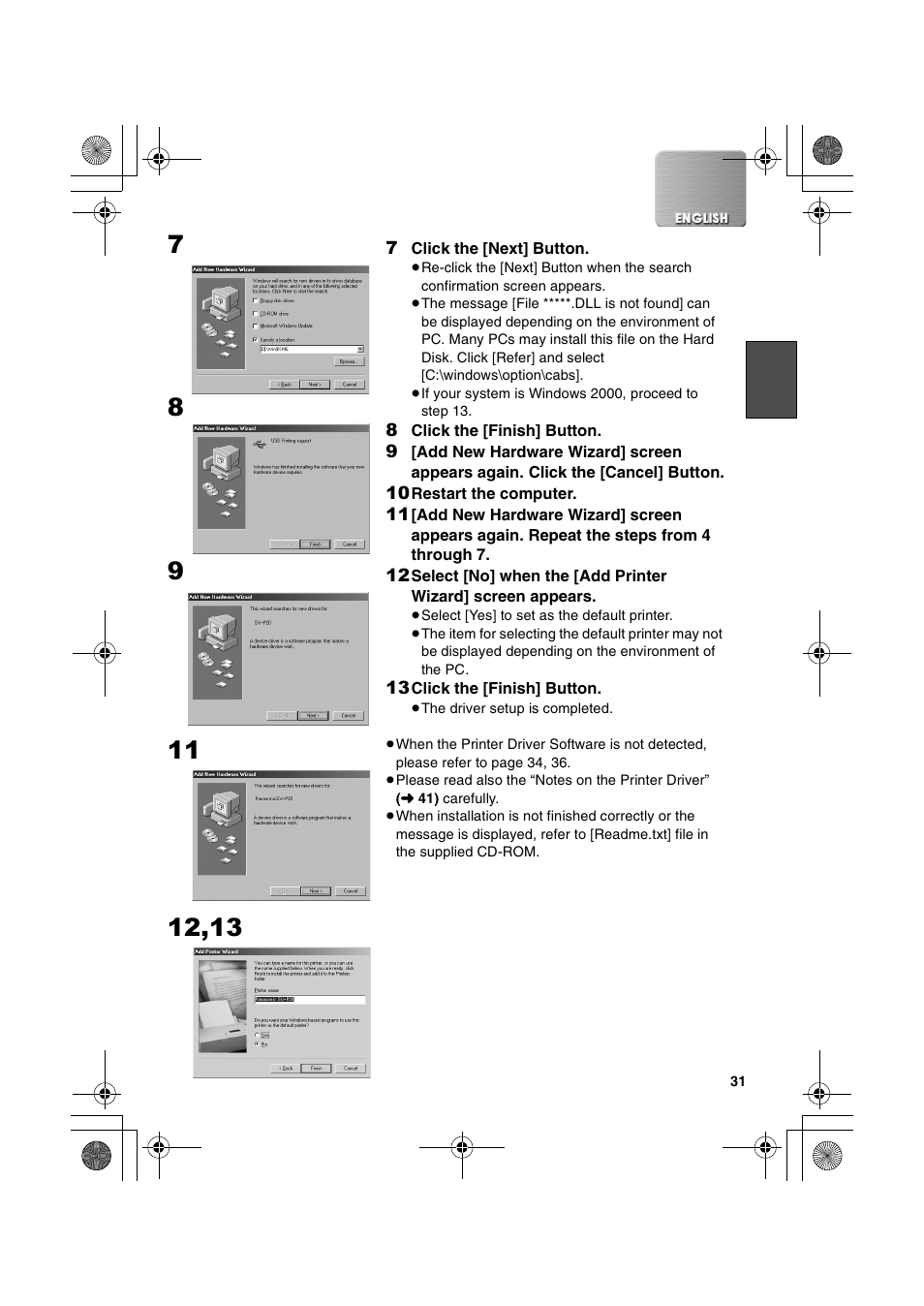 Panasonic SV-P20U User Manual | Page 31 / 62