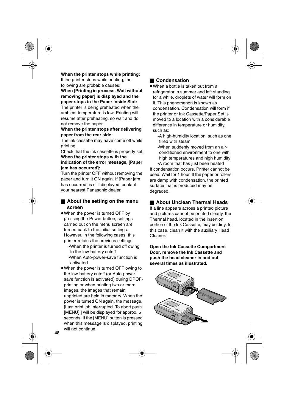 Panasonic SV-P20U User Manual | Page 48 / 62