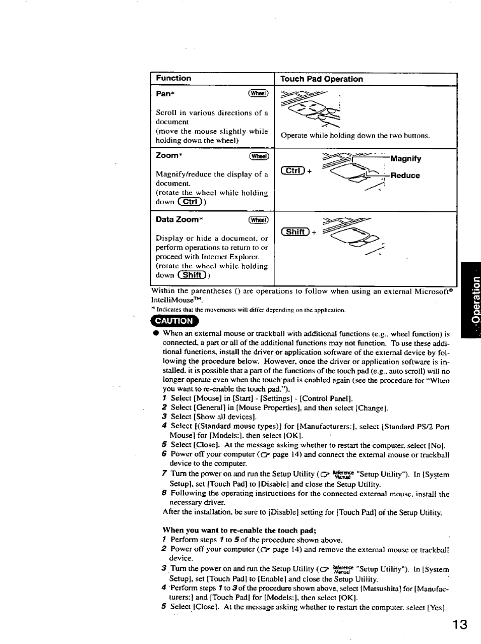 Panasonic CF-27 User Manual | Page 13 / 28