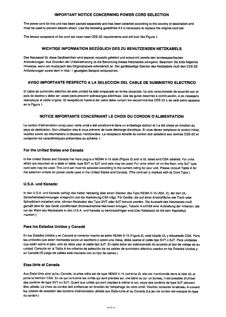 Panasonic PanaSync S110 User Manual | Page 3 / 72